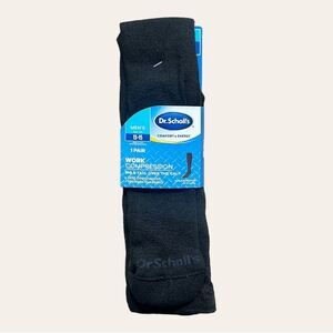 Dr. Scholl’s Men’s Work Compression Big & Tall Over the Calf Socks Shoe